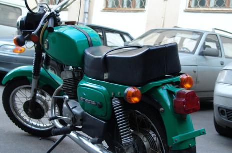 The usual motorcycle "Voskhod 3M"