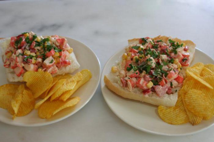 How to cook sandwiches with crab sticks: recipes