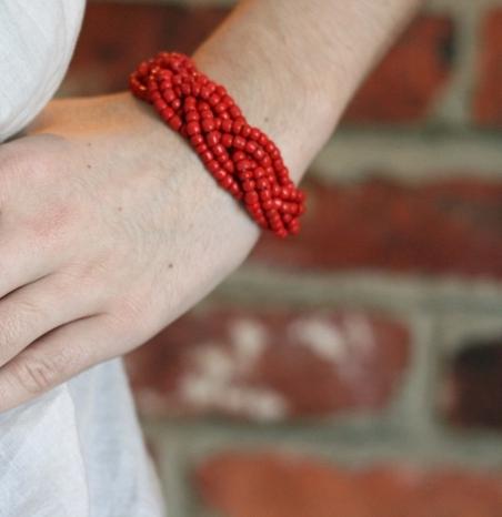 how to weave bracelet from beads