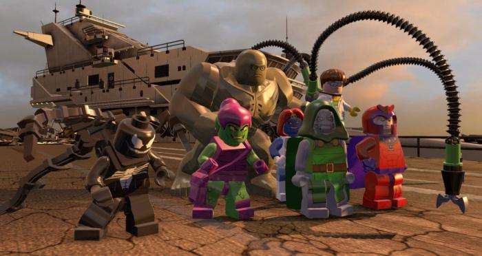 Lego Marvel Superheroes: the passage. Lego Marvel Superheroes in Russian