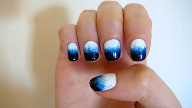 How to make ombre manicure at home