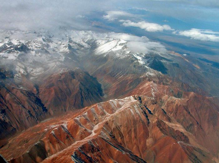 How do we know the geographical objects that contributed to the formation of the Atacama Desert?