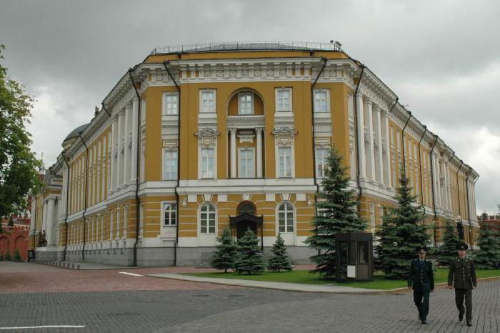 Senate building in the Moscow Kremlin: history, description
