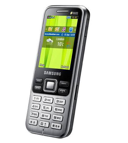 Mobile phone Samsung GT-C3322: specifications and reviews